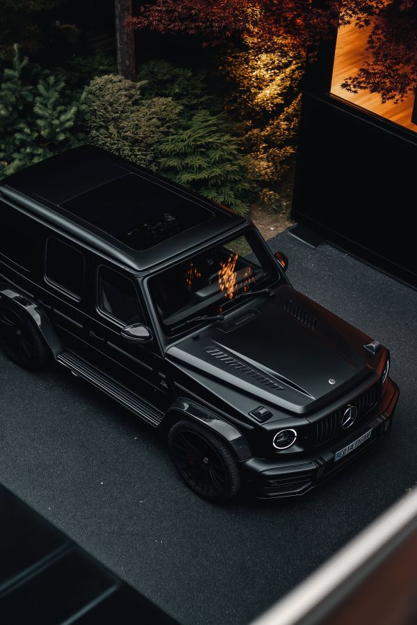 Black Mercedes G iPhone Wallpaper Free Image