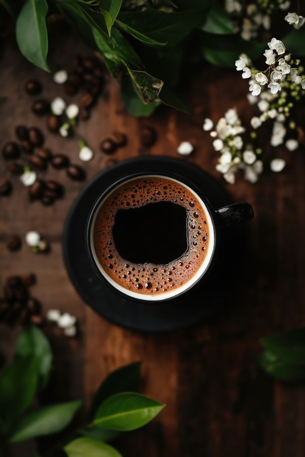 Dark Coffee Food Photography Free Image