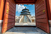 View Temple of Heaven from open gate