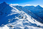 Winter Tatra Mountains landscape