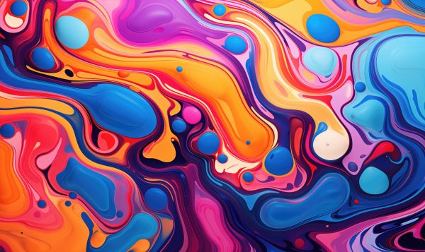 Liquid Painting Colors Art Background Free Image