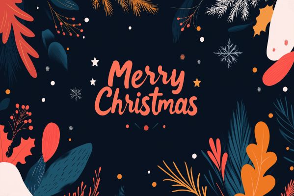 Merry Christmas Greeting Free Image