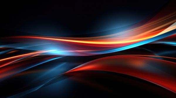 Modern Glowing Abstract Lines Wallpaper Free Image