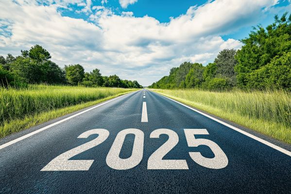 New Year 2025 New Resolutions, Plans and Journeys Free Image