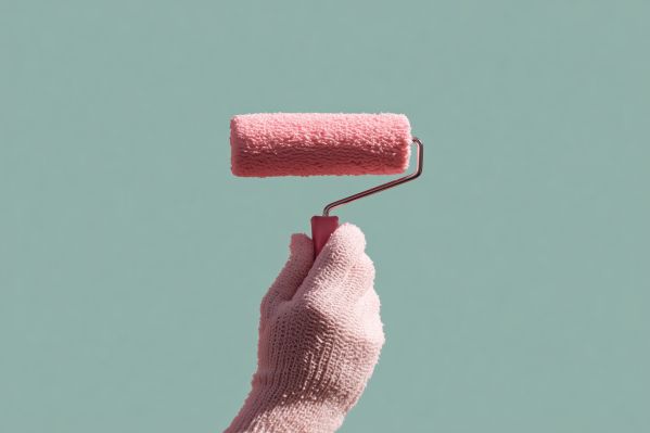 Paint Roller and Pastel Colors Free Image