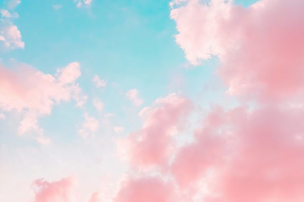 Pink Clouds Wallpaper Turquoise Sky Free Image