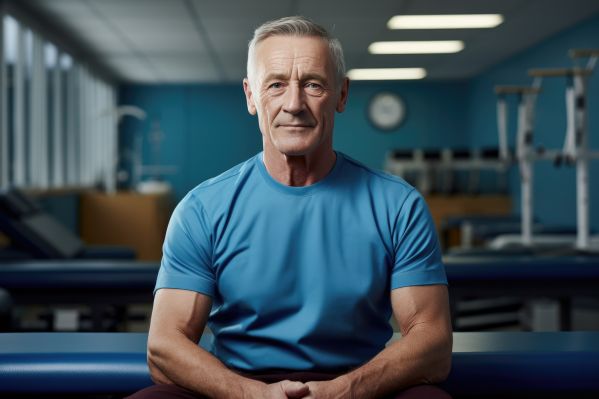 Senior Physiotherapist in His Office Free Image