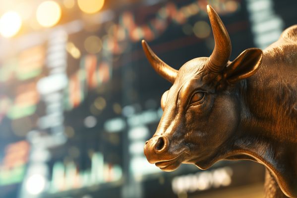 Wall Street Bull and Stock Markets Free Image