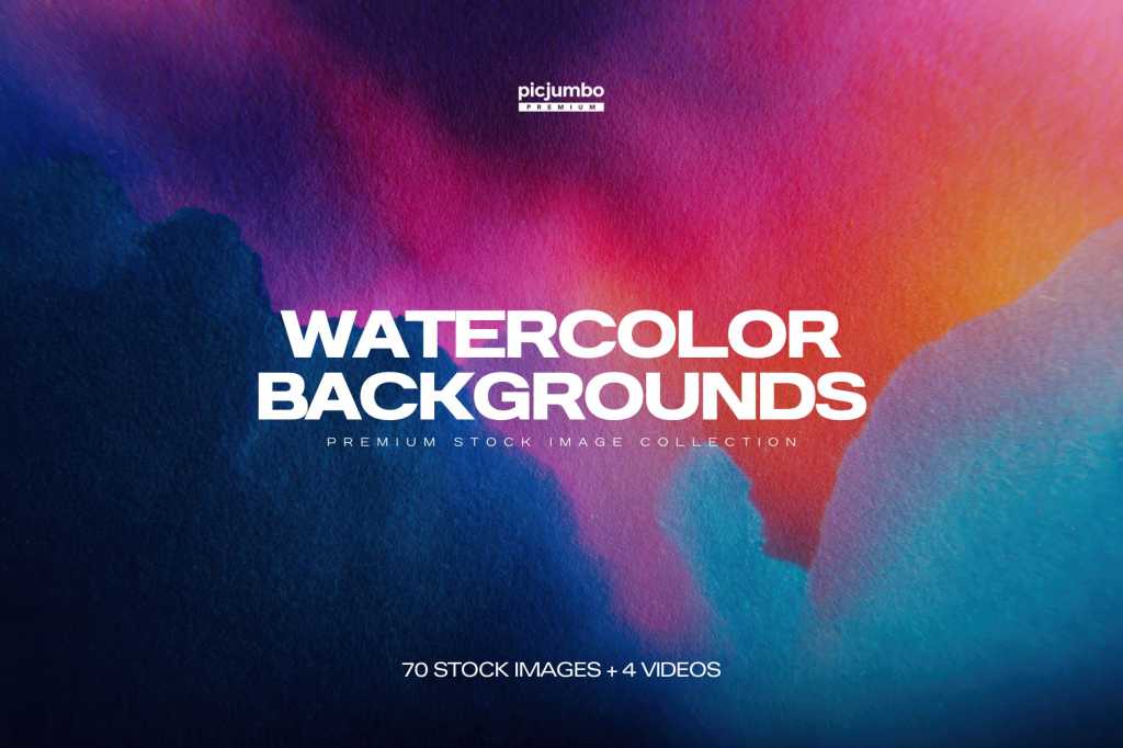 Watercolor Backgrounds Photo Collection