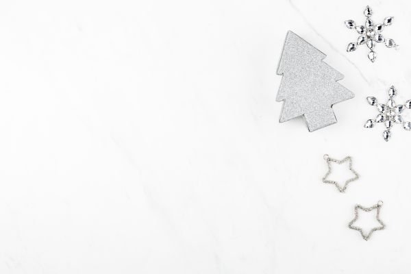 White Christmas Background Free Photo