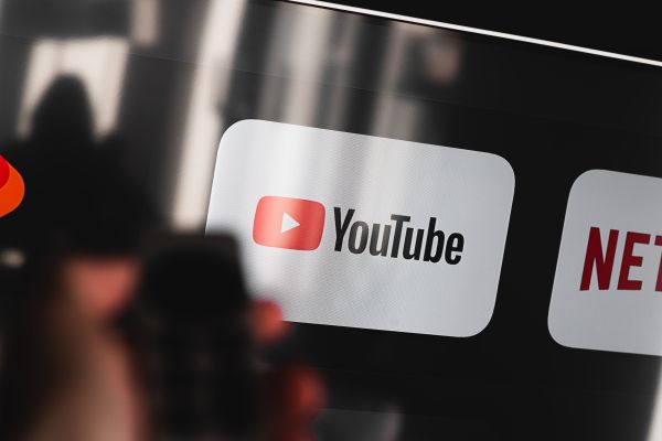 YouTube Logo on Apple TV Free Photo