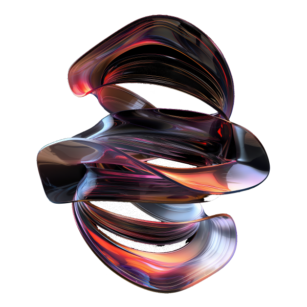 Abstract Free Transparent PNG Liquid Ribbon Spline 3D Element Free Image